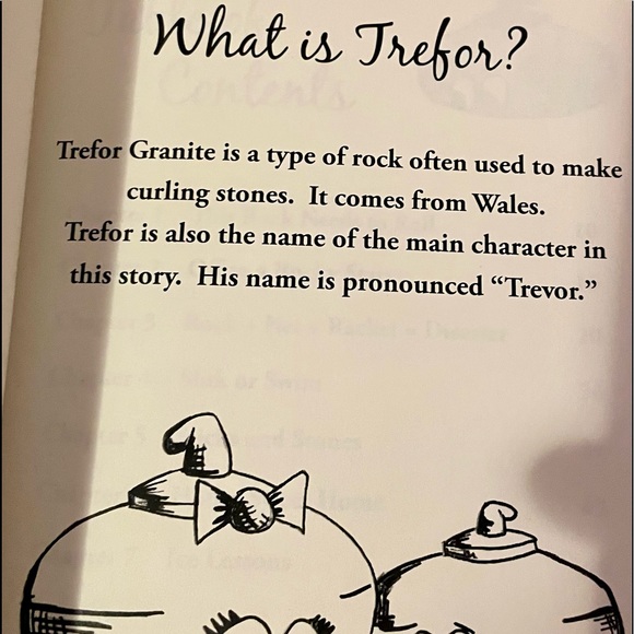 Curling Book The Adventures of Trefor the Curling Rock 🥌 Fictional Sport Book - Picture 4 of 5